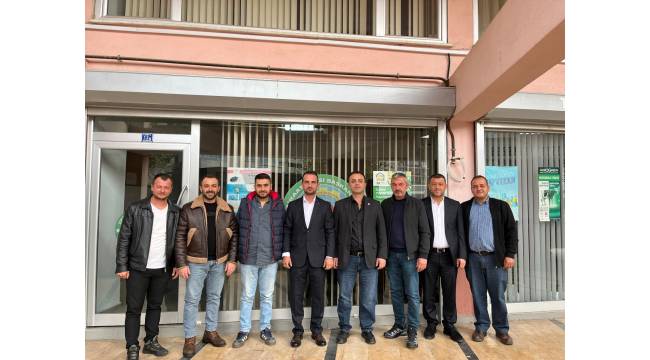 “Necati Can’dan Ziraat Odası Başkanı Kadir Mutioğlu’na Ziyaret”