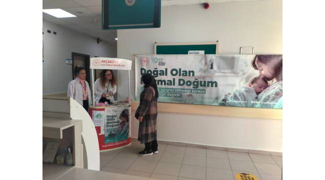 Akçakoca’da “Doğal Olan Normal Doğum” Farkındalık Standı Açıldı