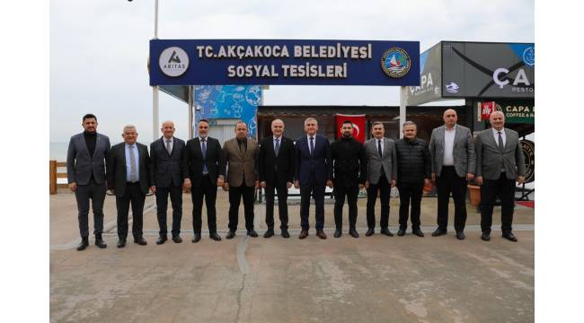Akçakoca’da Düzce Belediye Başkanları Toplantısı Gerçekleştirildi