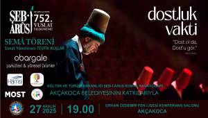 Akçakoca’da Hz. Mevlana’nın 752. Vuslat Yıldönümü Sema Töreni Düzenlenecek