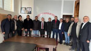 Aydoğan ve Yönetiminden Muhtarlar Derneği’ne Ziyaret