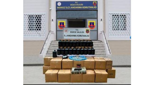 Düzce’de 10 Günlük Denetimde Kaçak Alkol, Silah ve Tarihi Eser Ele Geçirildi