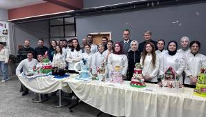 DÜZCE ÜNİVERSİTESİ GASTRONOMİ ÖĞRENCİLERİNDEN UYGULAMALI SERGİ