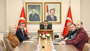 Konuralp Bey Toplantısında Akçaşehir Sosyal Tesisleri Restoran Projesi Görüşüldü