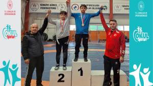 Okul Sporları Genç A-B Erkek Güreş Müsabakaları Tamamlandı
