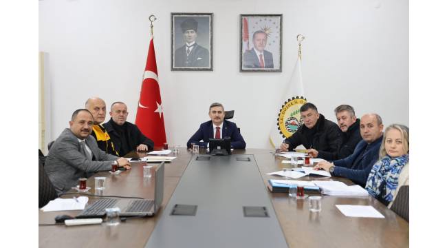 Düzce İl Encümen Toplantısı Gerçekleştirildi