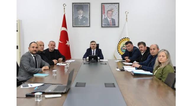 Düzce İl Encümeni Toplantısı Gerçekleştirildi