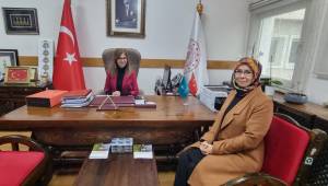 KADEM Düzce İl Temsilcisi Dr. Fatma Kızılelmas’tan İl Kültür ve Turizm Müdürü Esra Alemdaroğlu’na Ziyaret