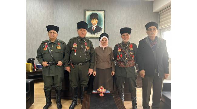 Kuvayi Milliye Mücahitler Derneği’nden İl Millî Eğitim Müdürlüğüne Ziyaret