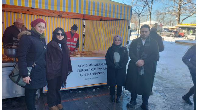 Türk Kızılay Akçakoca’dan Şehit Turgut Külünk Anısına Lokma İkramı