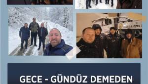 Zorlu Kış Mesaisine Teşekkür