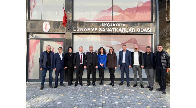 Akçakoca Esnaf ve Sanatkârlar Odası’na Anlamlı Ziyaret