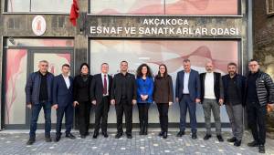 Akçakoca Esnaf ve Sanatkârlar Odası’na Anlamlı Ziyaret