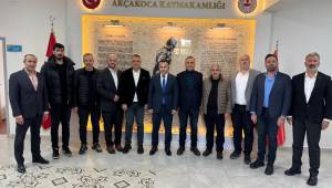 Akçakoca TSO’dan Kaymakam Dr. Hacı Arslan Uzan’a Ziyaret
