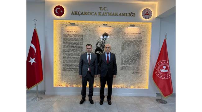 Düzce Gençlik ve Spor İl Müdürü’nden Akçakoca Kaymakamı’na Ziyaret