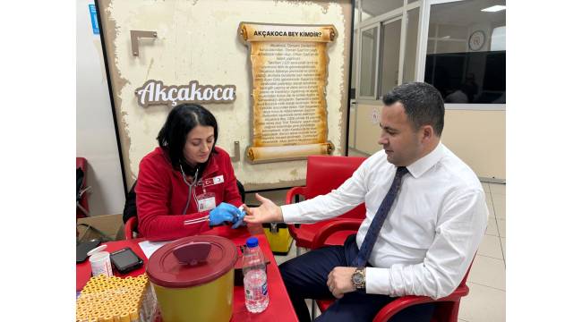 Kaymakam Uzan’dan Kızılay’ın Kan Bağışı Kampanyasına Destek