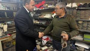 KAYMAKAMIMIZ DR. HACI ARSLAN UZAN’DAN ESNAF ZİYARETİ