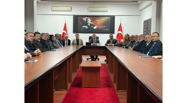 Okul Müdürlerinden Kaymakam Dr. Hacı Arslan UZAN’a Ziyaret