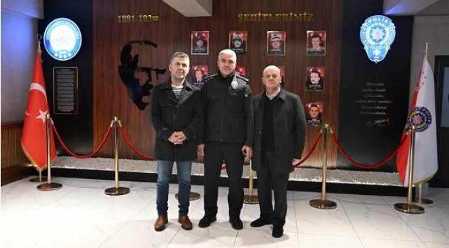 Şehit Polis Memuru Turgut Külünk’ün Ailesinden Emniyet Müdürü Ergüder’e Ziyaret