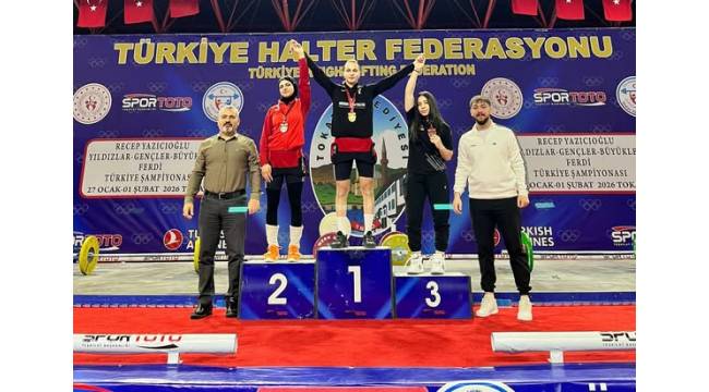 Tokat’taki Halter Şampiyonası’nda İlimizden Altın ve Gümüş Madalyalar