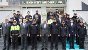 Vali Mehmet Makas’tan İl Emniyet Müdürlüğüne Ziyaret