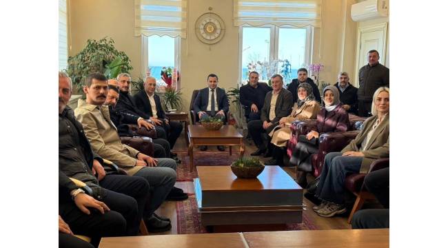 Ak Parti Akçakoca Teşkilatından Kaymakam Dr. Hacı Arslan Uzan’a Hayırlı Olsun Ziyareti