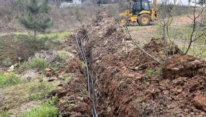 Akçakoca Çiçekpınar Köyü’nde 1300 Metrelik İçme Suyu Hattı Çalışması Sürüyor