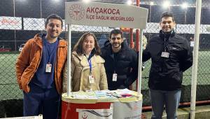 Akçakoca’da Ramazan Turnuvası’nda Sağlık Farkındalığı Standı Kuruldu