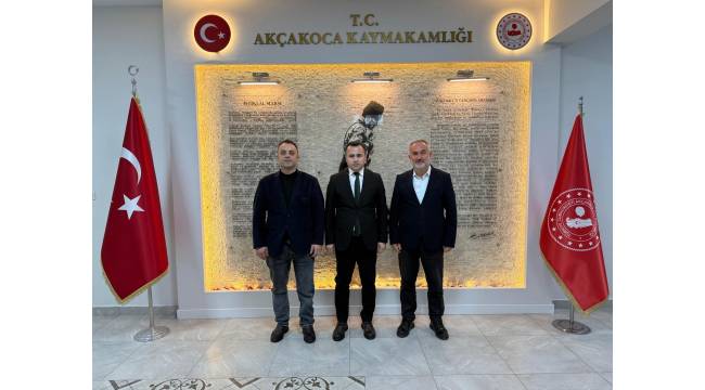 Akçakoca Kaymakamı Dr. Hacı Arslan Uzan’a Afiko Kooperatifi Ziyareti