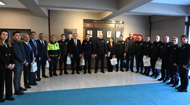 Düzce İl Emniyet Müdürü İbrahim Ergüder'den Başarılı Personele Teşekkür Belgesi