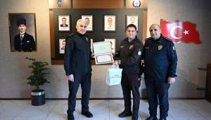 Düzce İl Emniyet Müdürü İbrahim Ergüder’den Başarılı Personele Teşekkür Belgesi