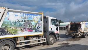 Düzce İl Özel İdaresi 2025’te Köylere 10 Bin Tonun Üzerinde Çöp Topladı