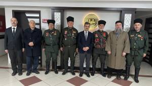 Kuvayı Milliye Derneği’nden Müftü Osman Aydın’a Ziyaret