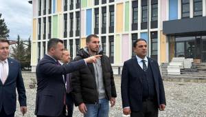 AKÇAKOCA LİSESİ VE YENİ OKUL İNŞAATI ZİYARET EDİLDİ