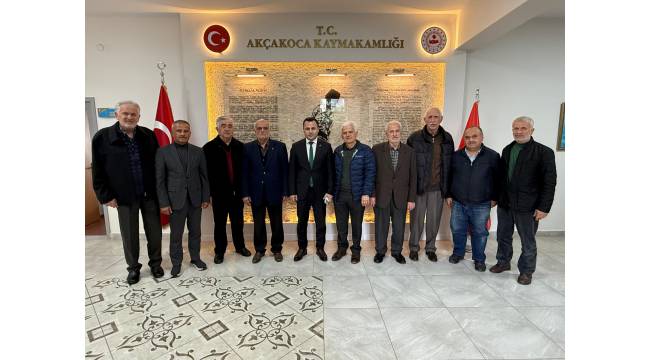 Akçakoca Merkez Camii Derneği’nden Kaymakam Uzan’a Ziyaret