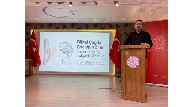 Düzce’de “Dijital Dünyada Çocuklarımıza Rehberlik” Semineri Düzenlendi