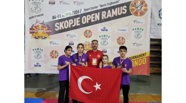 Düzceli Sporcular Üsküp’te Zirveye Çıktı