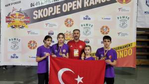 Düzceli Sporcular Üsküp’te Zirveye Çıktı