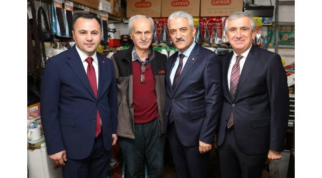 Vali Sahaya İndi, Esnafın Nabzını Tuttu!