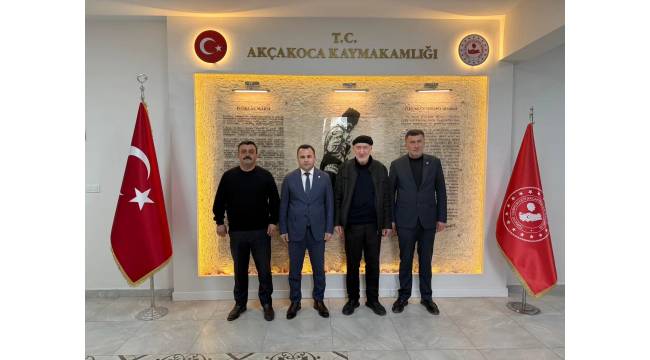 Yeni Akçakoca Haber Gazetesi'nden Yeni Kaymakam Uzan’a Hayırlı Olsun Ziyareti