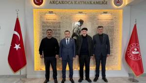 Yeni Akçakoca Haber Gazetesi'nden Yeni Kaymakam Uzan’a Hayırlı Olsun Ziyareti