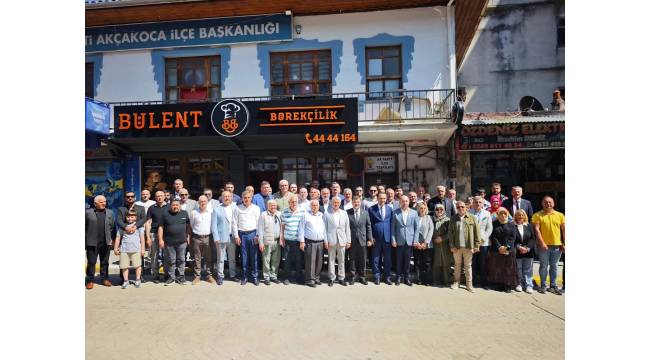 AK Parti Akçakoca Teşkilatı Bayramlaşma Programında Buluştu