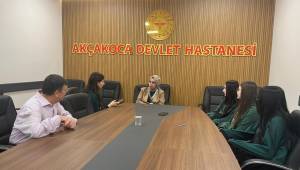 Akçakoca’da öğrencilerden anlamlı hastane ziyareti