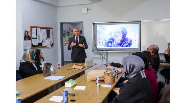Başkan Albayrak’tan Nene Hatun MTAL’ye Ziyaret