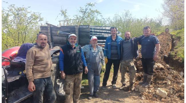 Kurugöl Köyü’nde Altyapı Güçleniyor, Su Hattı Sona Yaklaşıyor