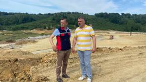 Akçakoca Demir Çelik İhtisas OSB’de Çalışmalar Yerinde İncelendi