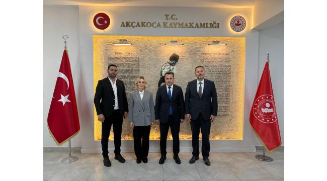 BELEDİYE YÖNETİMİNDEN KAYMAKAM UZAN’A ZİYARET
