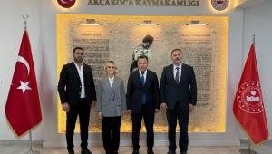BELEDİYE YÖNETİMİNDEN KAYMAKAM UZAN’A ZİYARET