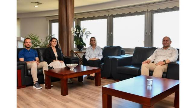 Gençlik ve Spor Yöneticilerinden Belediye Başkan Vekili Alev Ünal'a Ziyaret