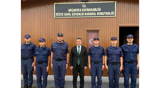 Kaymakam Uzan’dan Sahil Güvenlik Personeline Kuruluş Yıl Dönümü Ziyareti